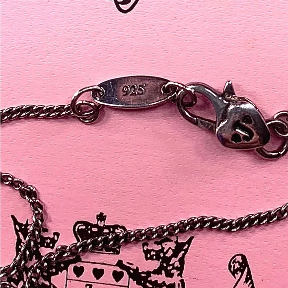 Juicy Couture .925 Sterling Silver Necklace - Picture 2 of 2